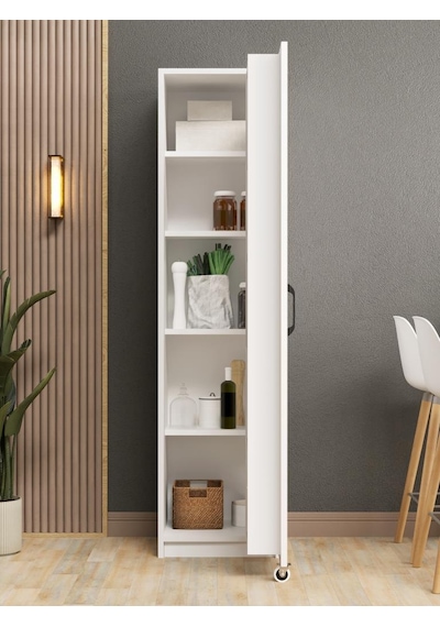 Kuzeylife Novensa Çok Amaçlı Erzak-kiler Dolabı Tek Kapaklı Beyaz Beyaz Kuzeylife Novensa Çok Amaçlı Erzak-kiler Dolabı Tek Kapaklı Beyaz Beyaz