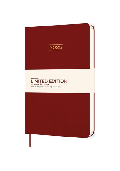 Keskin Color Limited Edition Ciltli Günlük Ajanda Kırmızı