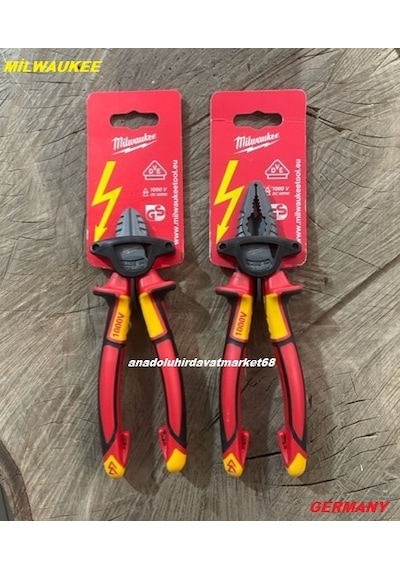 Milwaukee Set 180mm Pense Cobalt Çelik Pense Yankeski 1000v 3fonksiyon 2li Diğer