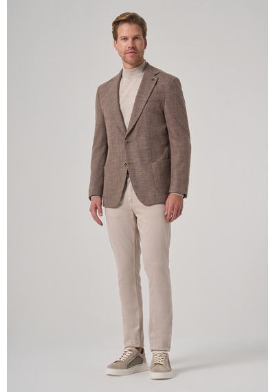 Morven Erkek Kahve Poliviskon Trend Desenli Dynamic Fit Mono Yaka Ceket 26ks002005400 Kahve Morven Erkek Kahve Poliviskon Trend Desenli Dynamic Fit Mono Yaka Ceket 26ks002005400 Kahve