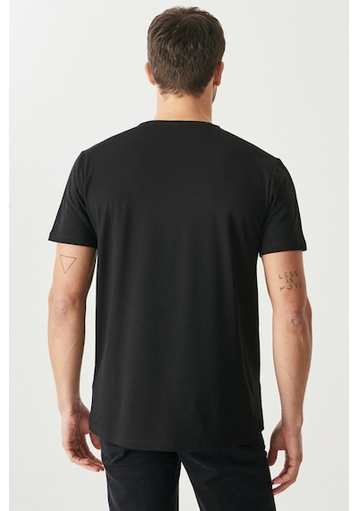 AC&Co / Altınyıldız Classics Erkek Sıyah 360 Derece Her Yöne Esneyen Slim Fit Bisiklet Yaka Tişört SIYAH AC&Co / Altınyıldız Classics Erkek Sıyah 360 Derece Her Yöne Esneyen Slim Fit Bisiklet Yaka Tişört SIYAH