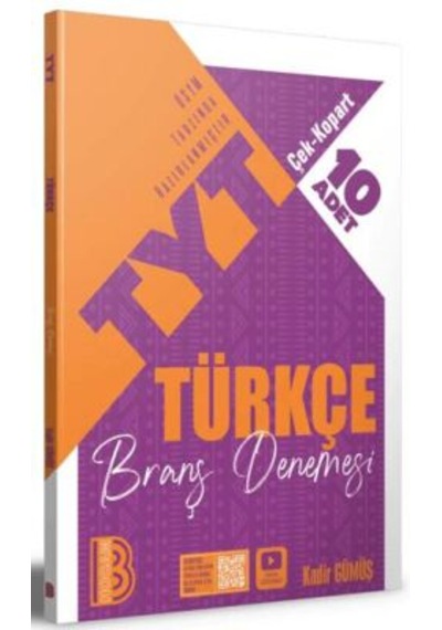 2026 Tyt Türkçe Çek Kopar 10'lu Branş Denemesi Benim Hocam Yayınları