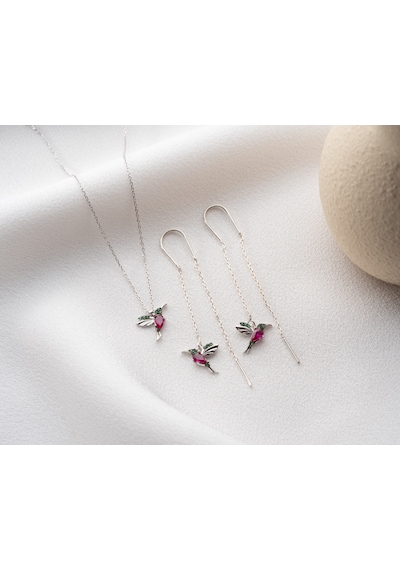 925 Ayar Papatya Silver İthal Takım Rose,gold,rodaj Gümüş