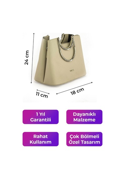 Kriste Bell Kadın Çanta Bej 7140 Bej