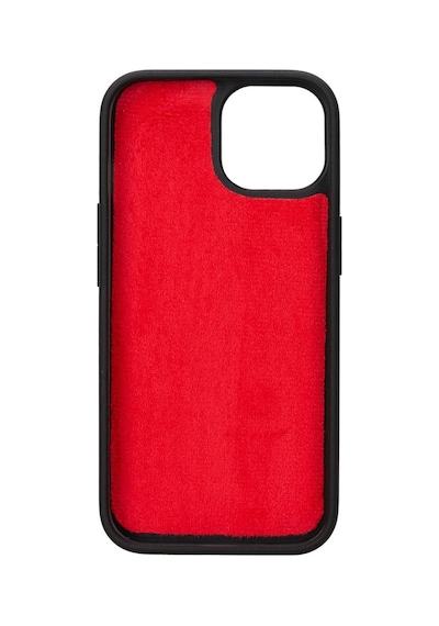 Apple Uyumlu   iPhone 15 Deri Cüzdanlı Kılıf   Mwwn V4ef Kırmızı
