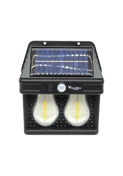 Hw 779-2 Solar Hareket Sensörlü Dış Mekan Bahçe Lambası - 2 Led Retro Filamanlı Duvar Apliği 1 Adet