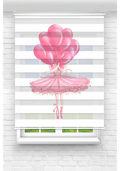 Perdeoutlet38 Baskılı Renkli Pembe Balonlu Kız Dijital Baskılı Zebra Perde-cocuk Odası-stor Perde Çok Renkli Perdeoutlet38 Baskılı Renkli Pembe Balonlu Kız Dijital Baskılı Zebra Perde-cocuk Odası-stor Perde Çok Renkli