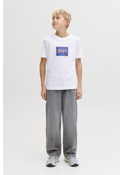 Jack & Jones Junior Jack&jones Junıor Erkek Çocuk Tişört 12289914 BEYAZ