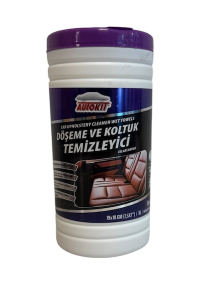 Döşeme Ve Koltuk Temizleyici Islak Havlu Plastik Kutu 50' Li