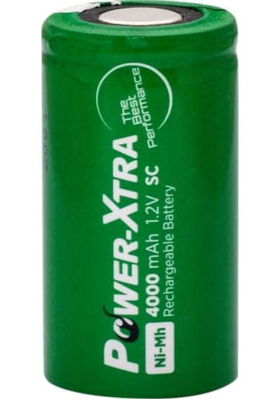 Power-Xtra 4000 mAh 1.2 V SC Ni-MH PVC Şarj Edilebilir Pil