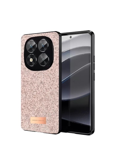 Onegif Xiaomi Redmi Note 14 Pro 5g Uyumlu Bright Simli Kapak - Pembe