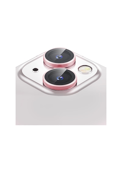 Buff Apple Uyumlu iPhone 15 / 15 Plus Kamera Metal Lens Koruyucu Rose Gold