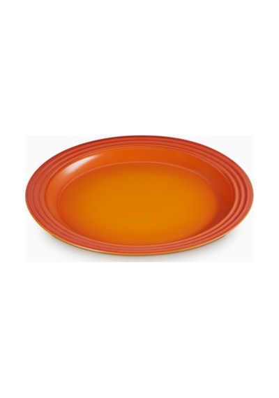 Le Creuset Klasik Dayanıklı Tasarım Seramik Yemek Tabağı 27 Cm Turuncu