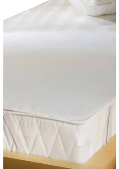 Bebesi 90x190 Cm Tek Kişilik Yatak Alezi Sıvı Su Geçirmez Micro Kumaş Beyaz