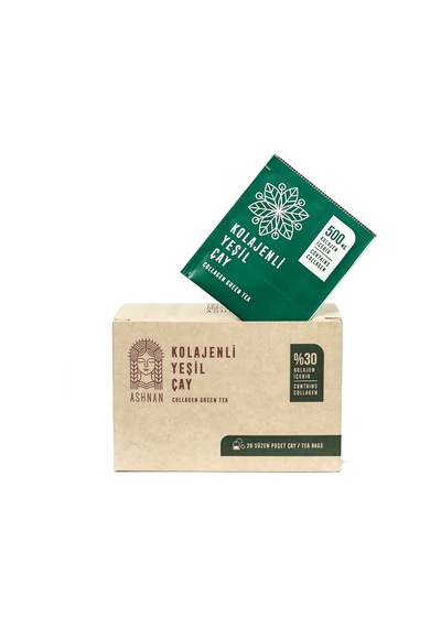 Ashnan Kolajenli Zarflı Süzen Yeşil Çay 20'li