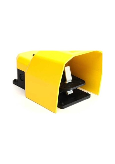 Emas PDKS11BX10 PDK Serisi Metal Korumalı 1NO+1NC Tekli Sarı Plastik Pedal