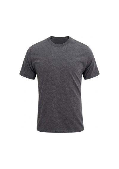 Uki Antrasit Bisiklet Yaka Basic T-shirt