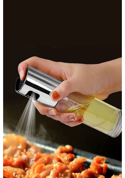 Karışık Renk Sprey Cam Şişe Zeytinyağı Sirke Yağ Püskürtücü Yağdanlık Airfryer Airfry 100 Ml Beyaz Diğer