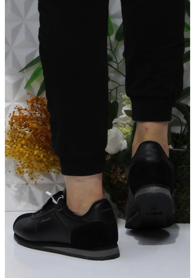 Fort Cheta Cortona Siyah Rahat Kadın Erkek Sneakers Spor Ayakkabı 001