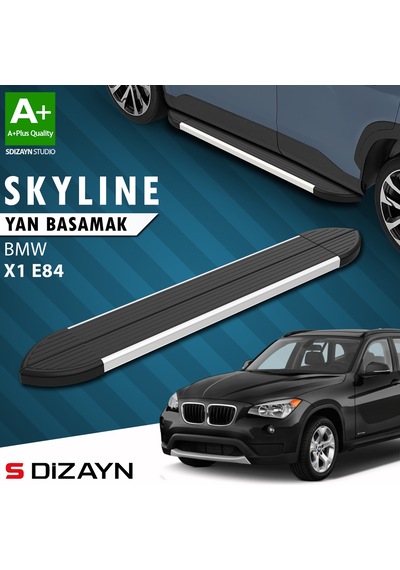 S-dizayn Bmw X1 E84 Skyline Aluminyum Yan Basamak 183 Cm 2009-2015 A+ Kalite