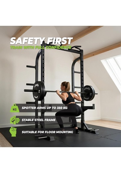 Hr100 Half Rack Squat Rack Kuvvet İstasyonu