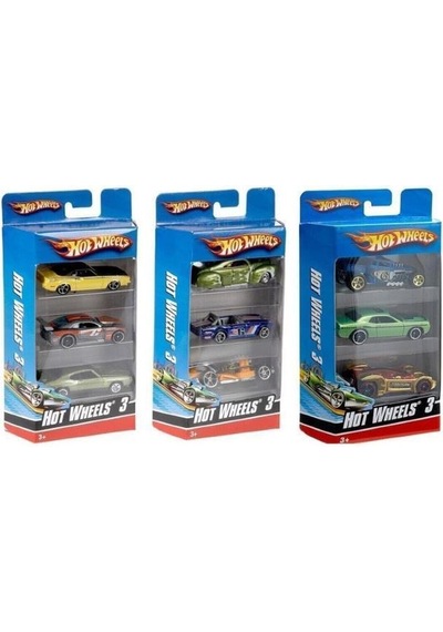 Hot Wheels Üçlü Araba Seti  K5904