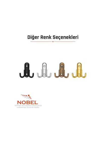 Roket Askı, Metal Vestiyer Askısı, Matsiyah, Duvar Ve Dolap Askılığı 5'li Set Vidalı Matsi Yah