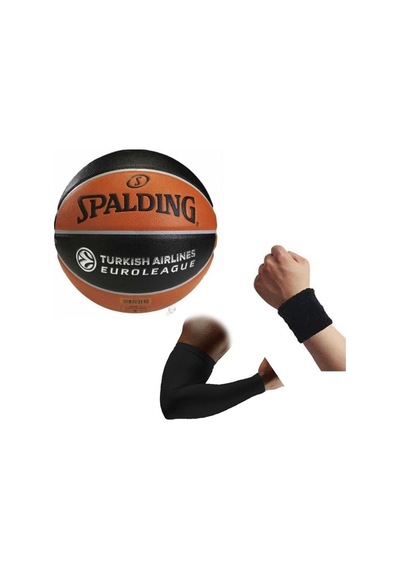 Basketbol Topu Tf150 Euroleague Tf150 Numara +basketbol Kolluğu+havlu Bıleklık