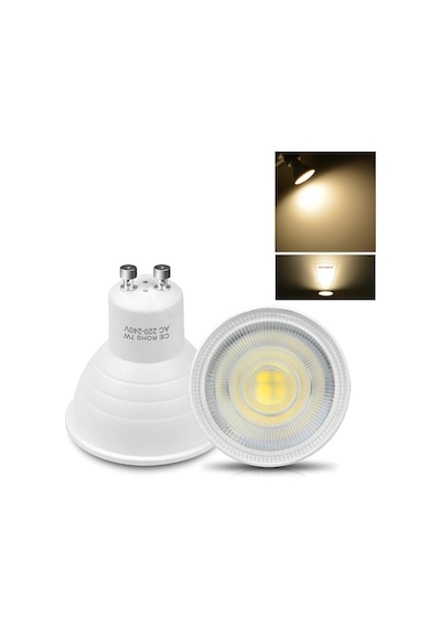 Zmr 7w 3000k Günışığı Led Çanak Ampul 540lm Düşük Tüketim Yüksek Işık