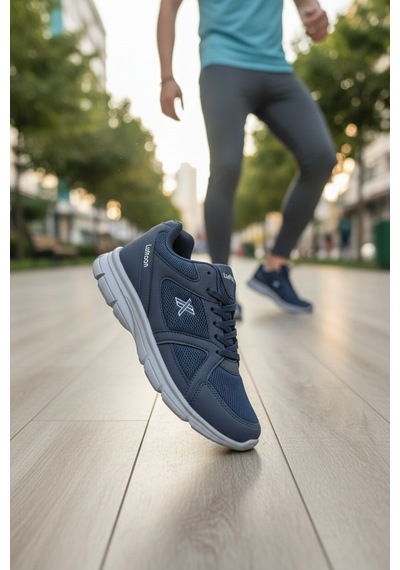 Enoch Ortopedik Yüksek Darbe Emicili Ultra Hafif Erkek Sneaker Lacivert