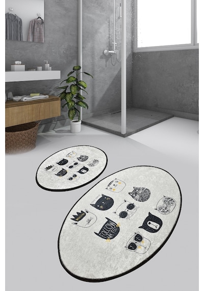 Cutie Djt 2 Li Set Banyo Paspas Seti Çok Renkli