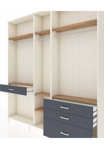 Arges Dolap 7 Raflı 4 Çekmeceli 3 Askılı 220x30x243 Aytaşı-çam/antrasit Atlas Çam/antrasıt Arges Dolap 7 Raflı 4 Çekmeceli 3 Askılı 220x30x243 Aytaşı-çam/antrasit Atlas Çam/antrasıt