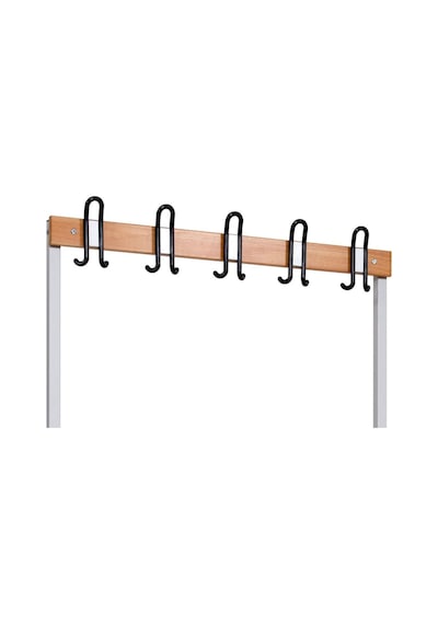 Ayakkabılıksız 4 Ayaklı Tek Taraflı Bank, Kanca Şeritli Bank, 5 Kanca, 100x43x170 Cm, Spor Bankı