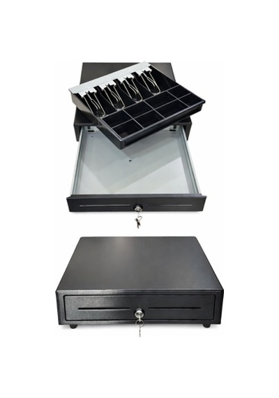 Nexpay M-410 4 Gözlü Metal Para Çekmecesi Metal Sürgü