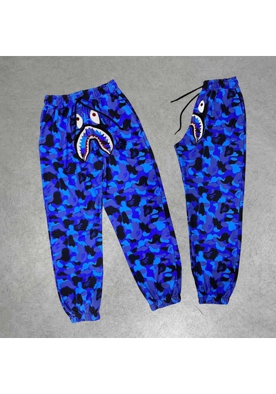 Primemağazam Erkek Pubg Bape X Shark Eşofman Altı - Mavi Çeşitli