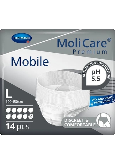 Molicare 10 Damla Külot Bez Büyük Boy Large 14 Lü 4 Paket L