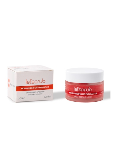 Nemlendirici Dudak Peelingi Sweet Kisses Lip Scrub Karpuz Aromalı Şeker Partiküllü Shea Yağlı 30 Gr