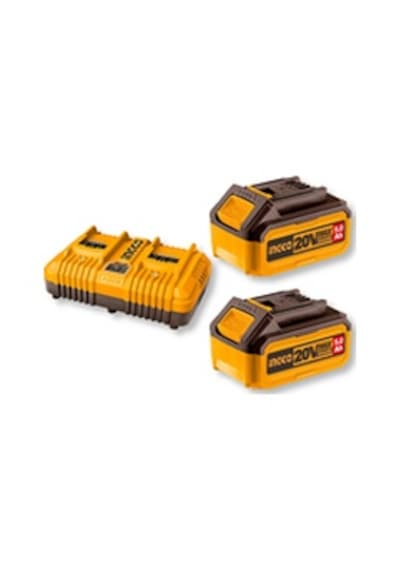 Ingco Ing-fbcpk2425e Li-ion Akü Ve Şarj Cihazı Seti 20v 5.0ah