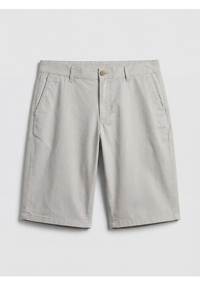 Lcwaıkıkı Classic Gri Standart Kalıp Erkek Gabardin Şort