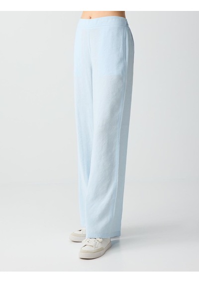Jimmy Key Mavi Cep Detaylı Beli Lastikli Normal Bel Dokuma Pantolon 6sw185654400