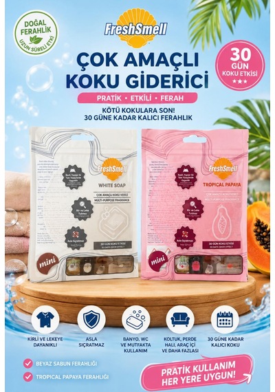 Fresh Smell Pısuvar Suzgec Sılıkon Mını-blue Ocean 3 Lü Set