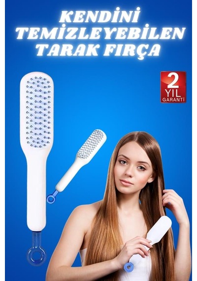 Kendini - 187 - Temizleyen Tarak Fırça Geri Çekilebilir Evcil Hayvana Uygun - Csmo-tex - Sıkı Dişli Diğer