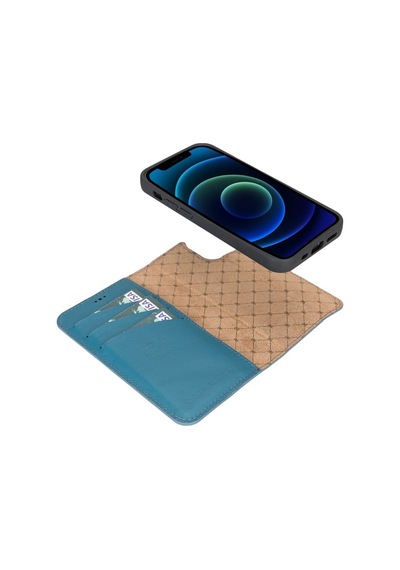 Bouletta Apple Iphone 13 Mini Uyumlu Deri Cüzdanlı Kılıf Brn4Ef M