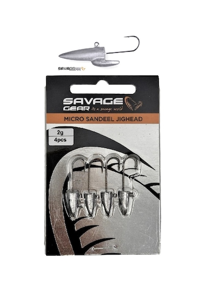 Savage Gear Lrf Micro Sandeel Jig Head 4 Adet - 1.5gr
