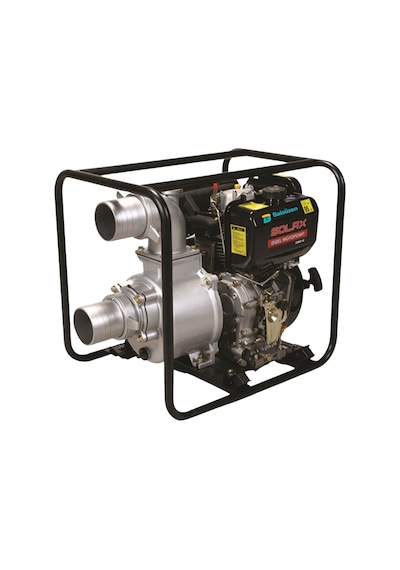Solax 100kb-4 10 Hp 4'' İpli Dizel Su Motoru Motopomp