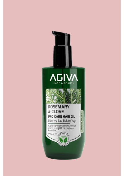Agiva Biberiye&Karanfil Dökülme Karşıtı Saç Bakım Yağı 100 ML