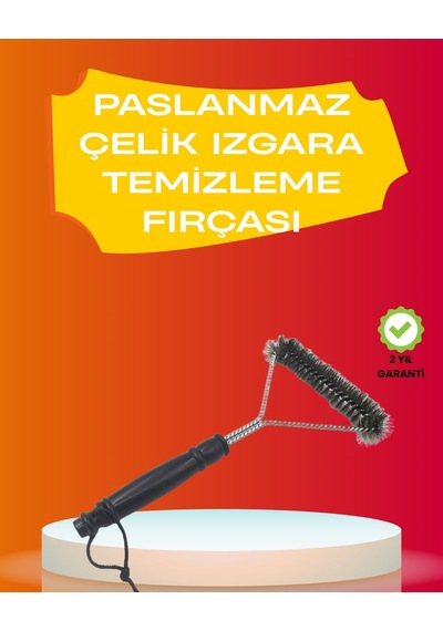 Mangal Izgara Temizleme Fırçası Pas Tutmaz Çelik Telli 91607164