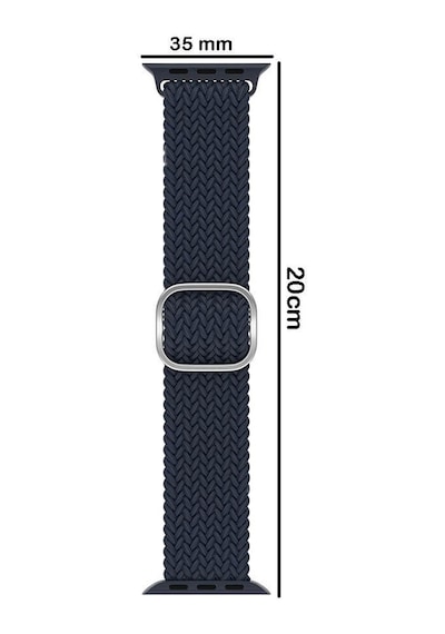 Wozlo Apple Uyumlu  Watch 1 2 3 4 5 6 7 8 Se Ultra Solo Loop Esnek Örgü Tokalı Kordon 42/44/45/49mm - Pembe