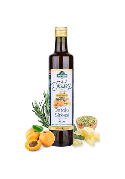 Arifoğlu  Sirkesi Kayısı Pulplu Ve Sandaloz Sakızlı Sirke 500 ML