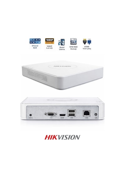 Ds-7108nı-q1 8 Kanal Nvr Hdmı Vga Çıkışlı